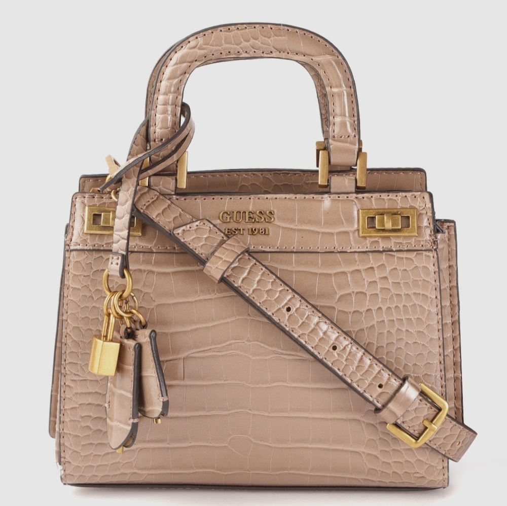 Guess women Katey croc purse